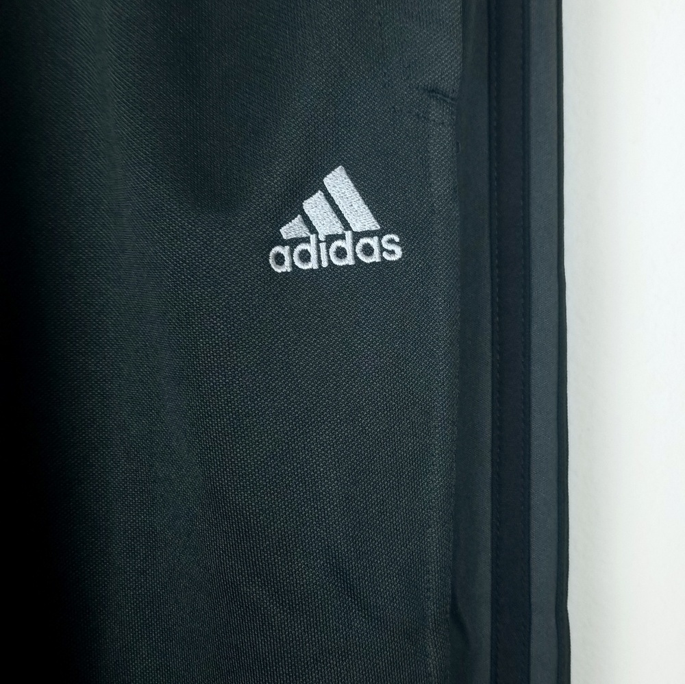 Adidas T10 climalite soccer pants Sz S gray - Picture 4 of 5